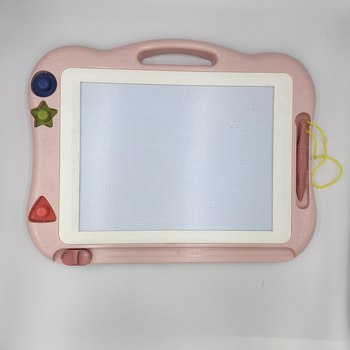 Магнитная доска для рисования qiqu pink (885-1)