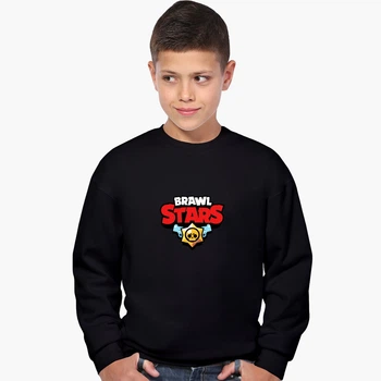 Свитшот для мальчиков Бравл Старс (Brawl Stars) (9509-1000) 146-152 см Черный