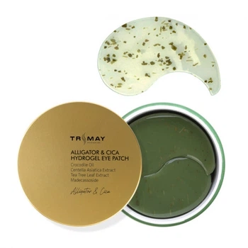 Патчи для глаз с крокодиловым маслом Trimay Alligator & CICA Hydrogel Eye Patch - 60 шт.