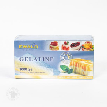 Желатин листовий Ewald-Gelatine Gold 200 Bloom 1 кг