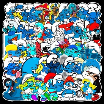 Набор наклеек Смурфики The Smurfs 50 шт