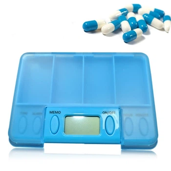 Контейнер для лекарств с таймером Timer Pills 10 см