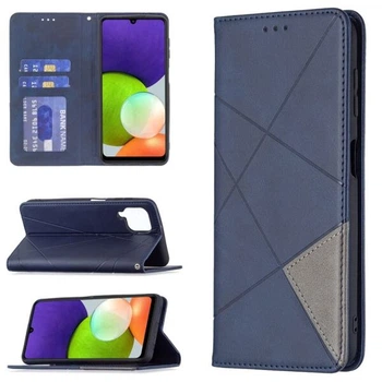 Чохол-книжка з кишеньками UniCase Geometric Pattern для Samsung Galaxy A22 (A225) / M22 (M225) - Blue