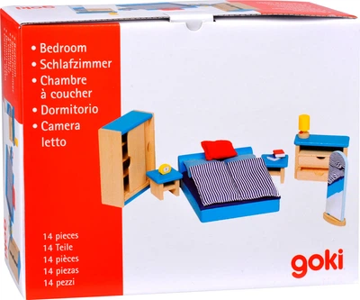 Набір для ляльок Goki Меблі для спальні (51906G) (4013594519069)