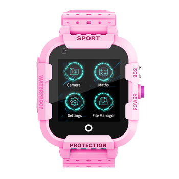 Детские Умные Смарт Часы Baby Smart Watch Df39Z Original С Видеозвонком 4G Розовые