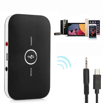2 в 1 приемник - передатчик, 3,5 мм, AUX, Hi-Fi, совместимость с Android, Bluetooth 5,0