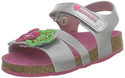 Босоножки для девочки Agatha ruiz de la prada 132982 серебристые 25