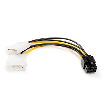 Переходник питания Atcom 6pin to 2molex для ВИДЕОКАРТ (16185)