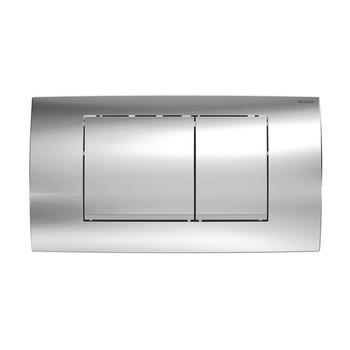 Змивна клавіша Geberit Twinline 30 (пластик хром/хром матовий) (115.899.KH.1)