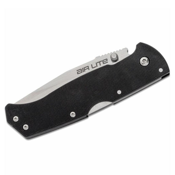 Ніж складаний Cold Steel Air Lite Tanto (довжина: 203мм, лезо: 89мм), чорний