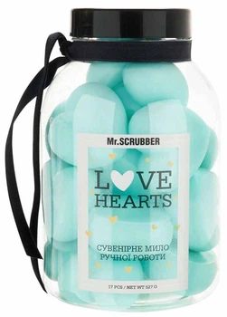 Парфумоване мило ручної роботи Mr.Scrubber Love Hearts Blue 17 шт (4820200414560)