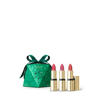 Набір міні помад Kiko Milano Holiday Gems Mini Lipsticks Set 3 шт