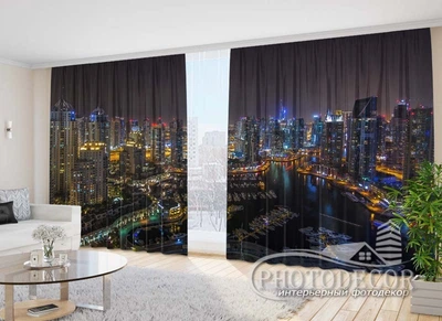 ФотоШторы PHOTODECOR "Ночной город"