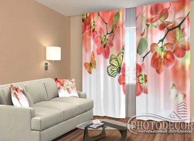ФотоШтори PHOTODECOR "Метелики і орхідеї"