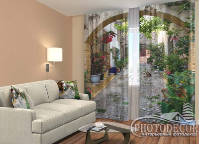 ФотоШтори PHOTODECOR "Арка з квітами"