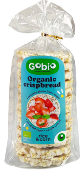Упаковка хлібців Go Bio рисово-кукурудзяних з морською сіллю органічних 100 г х 12 шт. (8594203541375)