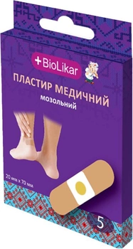 Пластырь медицинский BioLikar мозольный №5 (4820218990070)