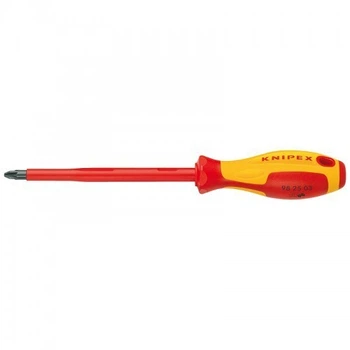 Отвертка KNIPEX для винтов с крестообразным шлицем Pozidriv® PZ0 (98 25 00)