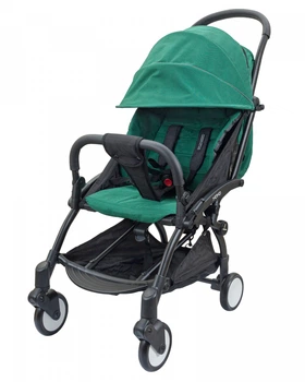 Прогулочная коляска Yoya 175A+ Premium Edition Green зеленый рама черная, колеса ч/б