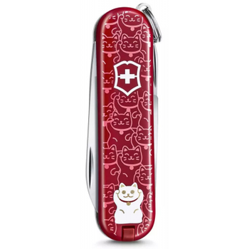 Нож Victorinox Сlassic LE "Lucky Cat" (0.6223.L2106)