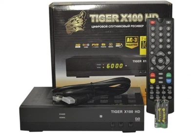 Спутниковый ресивер Tiger X100 HD + проплаченная подписка на G- сервис на 6 месяцев со дня активации (SR_T_X100)