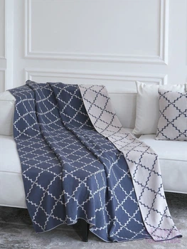 Плед La Modno Diamond Blueberry-Beige 150x200 (200178)