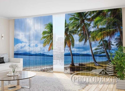 Фото Шторы PHOTODECOR "Пляж 3" 1 кв.м