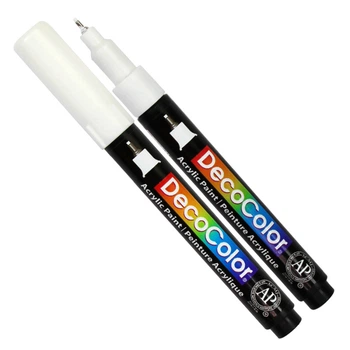 Маркер акриловий Marvy Deco Color 115-S білий 0,7 мм (11500000)