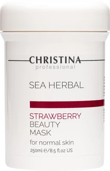 Клубничная маска красоты Christina Sea Herbal Beauty Mask Strawberry 250 мл (7290100360552)