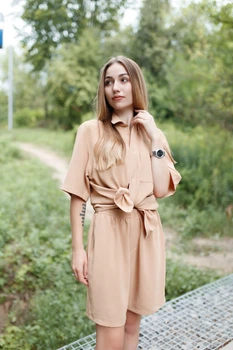 Женский костюм Red And Dog American flax XL Песочный 1185