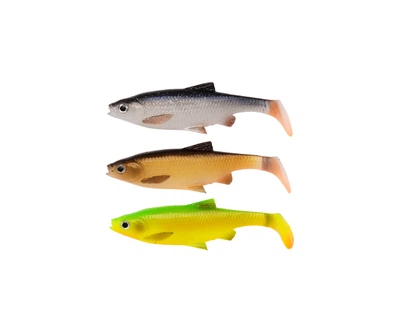 Силикон Savage Gear 3D LB Roach Paddletail 7.5cm 5g 4pcs Dirty Roach (арт.123418540386)