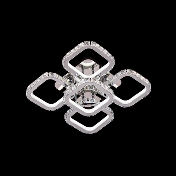 Люстра светодиодная хрустальная с пультом Sneha (9973917942/5B CR 210w)