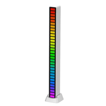Музичний світильник RGB Білий USB лампа Звукове управління