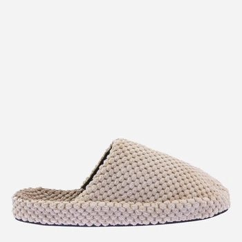 Жіночі домашні капці утеплені хутряні з закритим носком FX shoes з анатомічною підошвою 7003 37 24 см Бежеві (2820000016577)