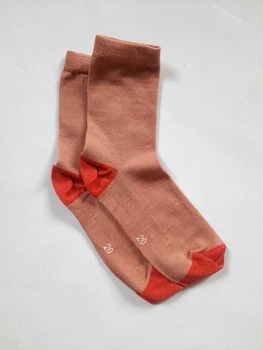 Термоноски детские из шерсти мериноса BabyKo Merino (р20), коралово-персикові