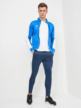 Спортивний костюм чоловічий Joma Academy III 101584.703 S Синій з білим (8424309063504)