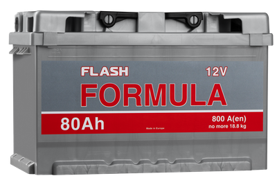 Автомобильный аккумулятор FORMULA 80 Ah 800 A (EN) EURO Gravity Gravity Calcium Cast