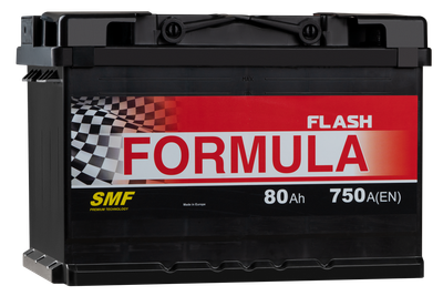 Автомобильный аккумулятор FORMULA 80 Ah 750 A (EN) EURO SMF Ca/Ca