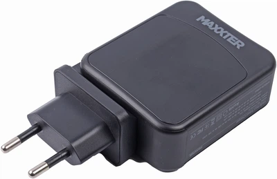 Сетевое зарядное устройство Maxxter WC-PD65W-01 Black