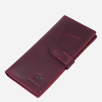 Гаманець жіночий шкіряний Grande Pelle leather-11561 Бордовий
