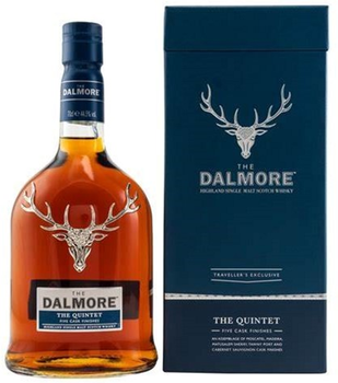 Віскі односолодове The Dalmore Quintet 0.7 л 44.5% (5013967016316)