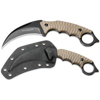 Нож фиксированный Boker Magnum Spike Karambit Бежевий