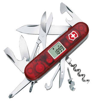 Ніж складний, мультитул Victorinox Traveller Lite (91 мм, 27 функцій) Червоний