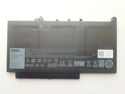 Батарея для ноутбука Dell Latitude E7270 7CJRC, 42Wh (3530mAh), 3cell, 11.4V, Li-ion, черная,