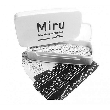 Контактні лінзи Menicon Miru 1 Day Flat Pack (упаковка 30 шт) + 3