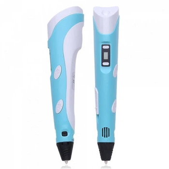 3D-ручка с LCD-дисплеем 3D Pen 2 Голубая