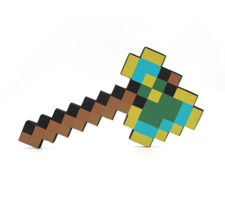 Изумрудный топор Minecraft майнкрафт 40 см 00294