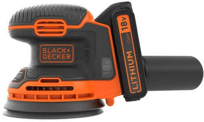 Эксцентриковая аккумуляторная шлифмашина Black+Decker 18 В (BDCROS18N)