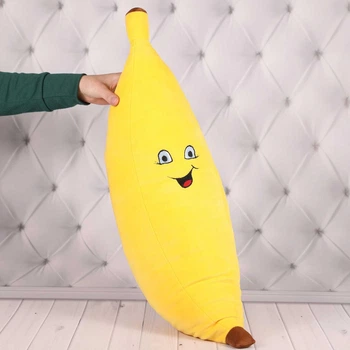 Мягкая игрушка Банан от Копица, 69x18x19 см, для объятий и развлечений (Копица 00284-05)