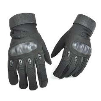 Тактичні рукавички камуфляж чорні Оклай розмір M